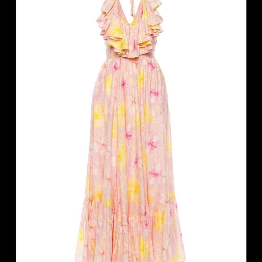 LoveShackFancy Halter Dress